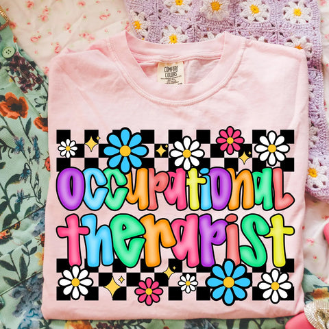 DTF Full Color TShirt Transfer - Bright Occupational Therapist