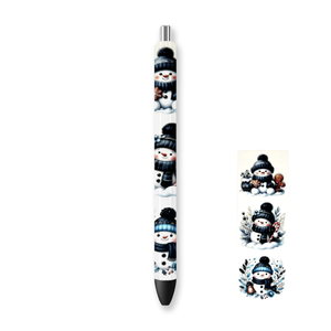 UV DTF Pen Wrap - Snowman