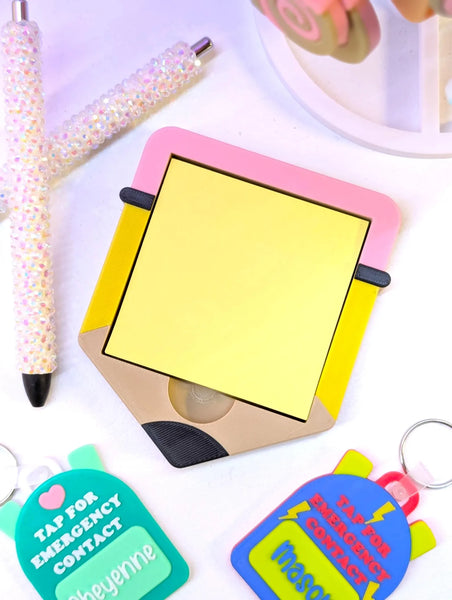 Sticky Note Holder - Pencil