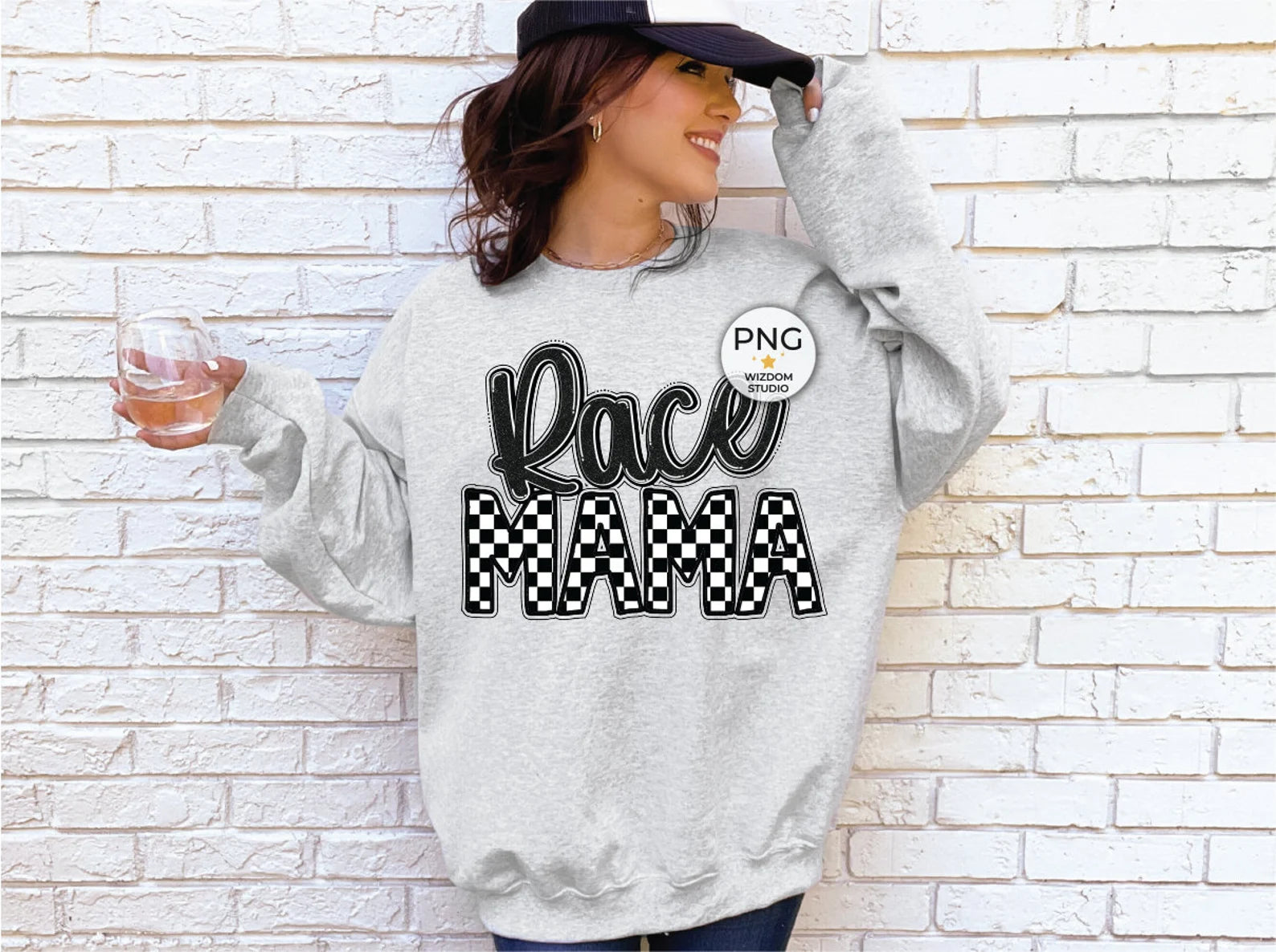 DTF Full Color Transfer - Race Mama