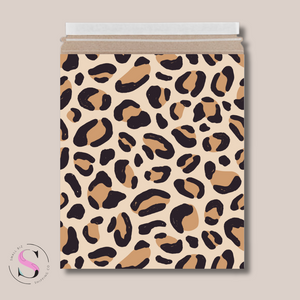 Leopard Rigid Mailer - Leopard Print Stay Flat Mailer