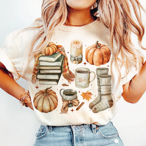 DTF Full Color TShirt Transfer - Fall Things