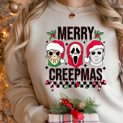 Merry Creepmas - DTF Full Color TShirt Transfer