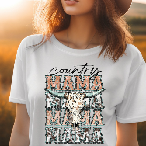 Country MAMA - DTF Full Color TShirt Transfer