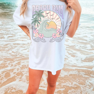 Beach Bum Lavender - DTF Full Color TShirt Transfer