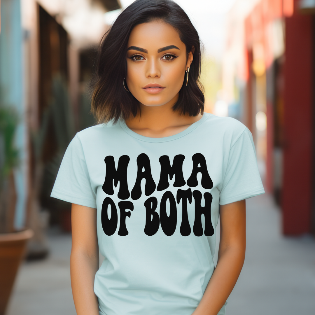 Mama Of Both - Screen Print Transfer