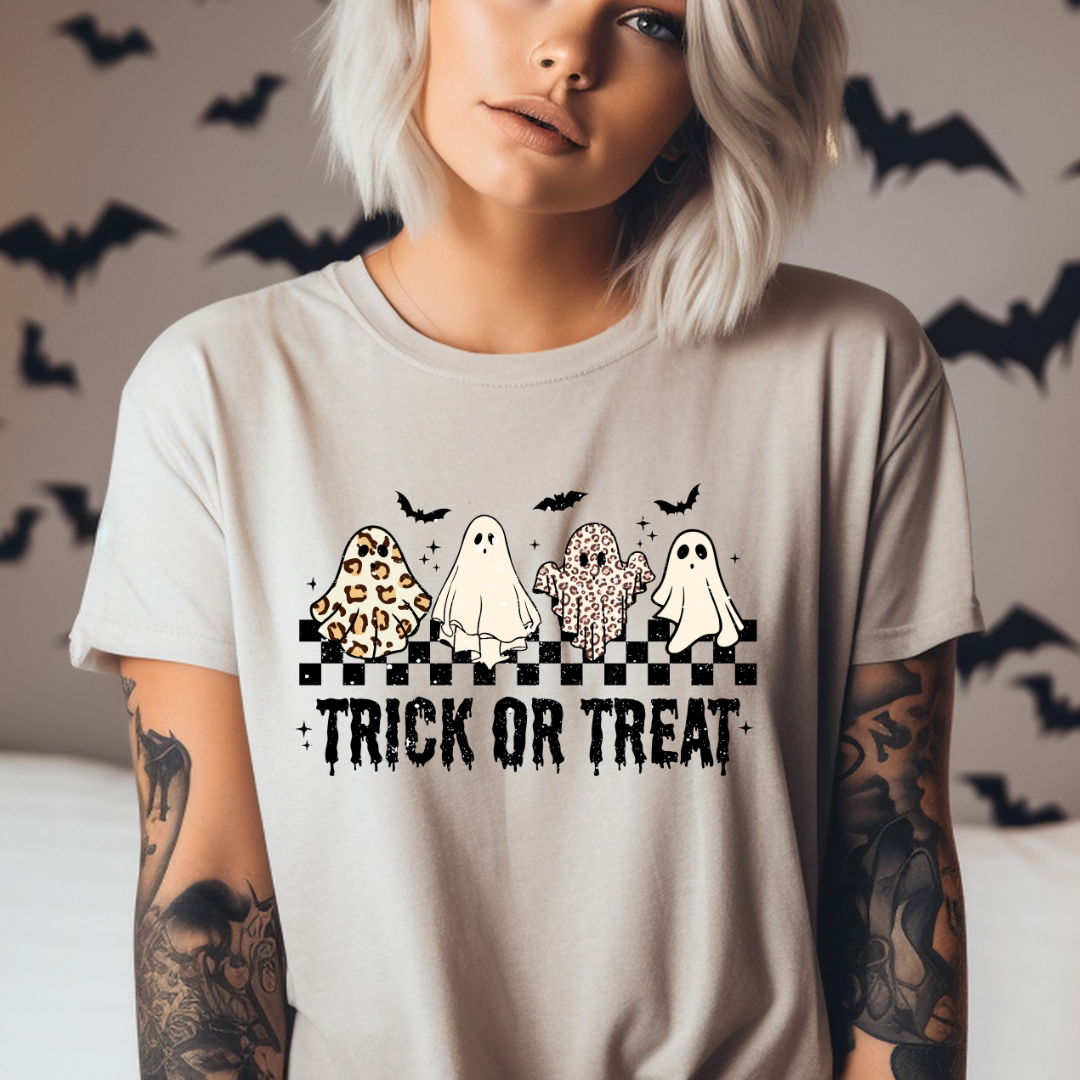Trick or Treat Ghosties - DTF Full Color TShirt Transfer