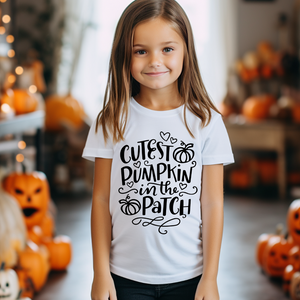 Cutest Pumpkin (TODDLER/SMALL YOUTH) - Screen Print Transfer