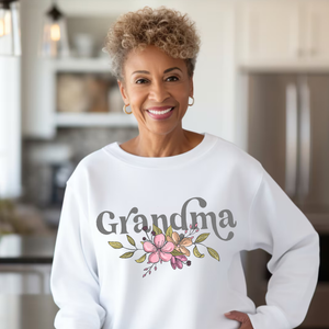 DTF Full Color TShirt Transfer - Grandma Floral