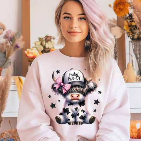 DTF Full Color Transfer - Feelin' MooDy