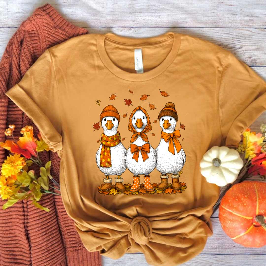 DTF Full Color Transfer - Fall Goose