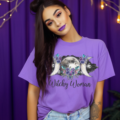 DTF Full Color Transfer - Witchy Woman Moon