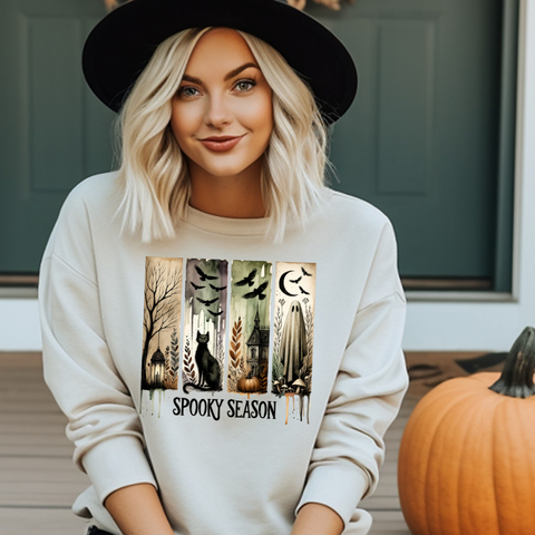 DTF Full Color Transfer - Spooky Season Painted Drip