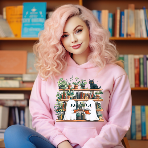 DTF Full Color Transfer - Reading Ghosts