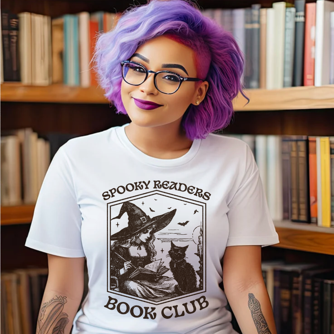DTF Full Color Transfer - Spooky Readers Book Club