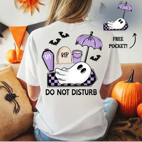 DTF Full Color Transfer - Do Not Disturb - FREE POCKET!