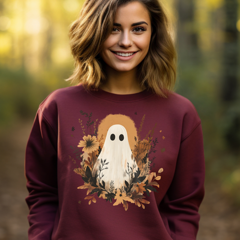 DTF Full Color Transfer - Fall Abstract Ghost