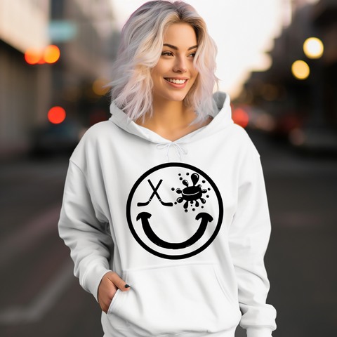 DTF Full Color Transfer - Hockey Smiley