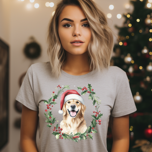 DTF Full Color TShirt Transfer - Mistletoe Golden