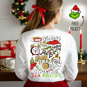 DTF Full Color TShirt Transfer - G's Daily Schedule (FREE POCKET!)