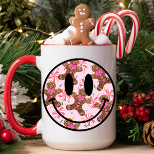 UV DTF Decal - Pink Gingerbread Smiley