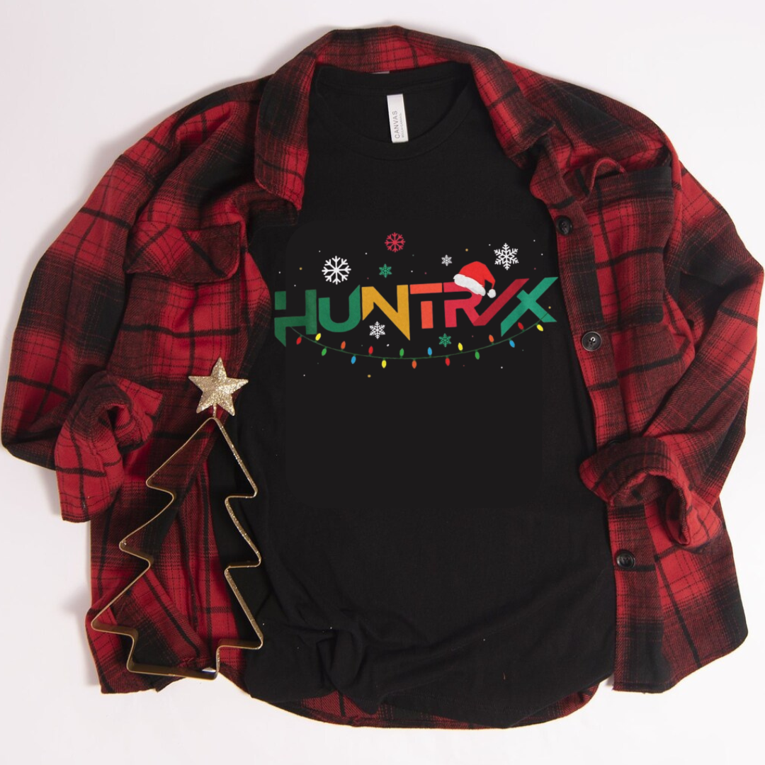 DTF Full Color TShirt Transfer - Hun Trix Christmas