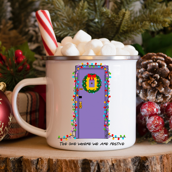 UV DTF Decal - The One Where We Are Festive