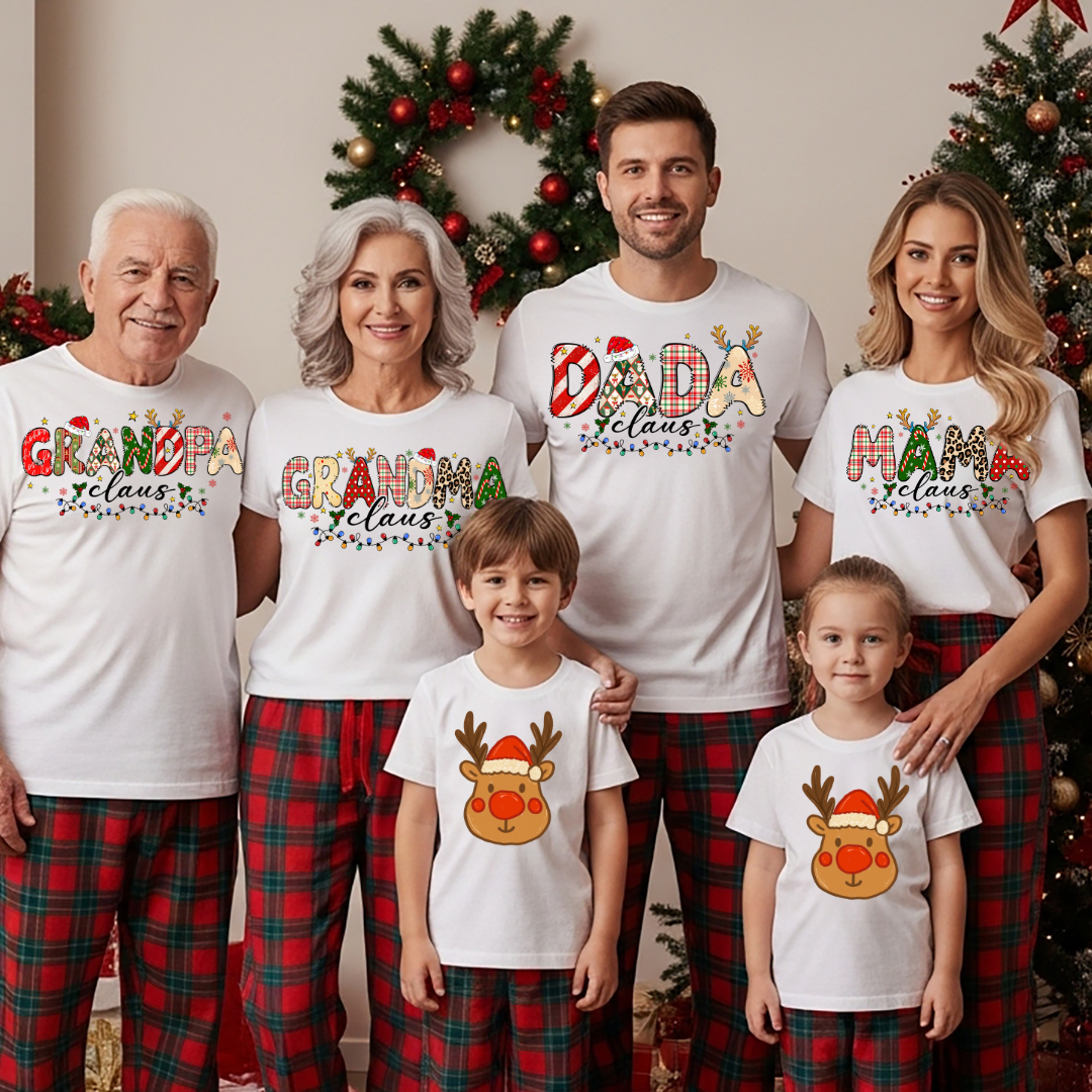 DTF Full Color Transfer - Patterned Christmas Names