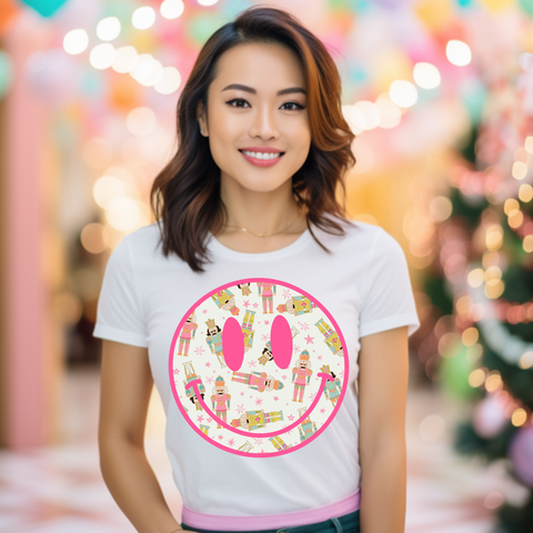 DTF Full Color TShirt Transfer - Nutcrackers Smiley