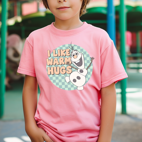 DTF Full Color TShirt Transfer - I Like Warm Hugs