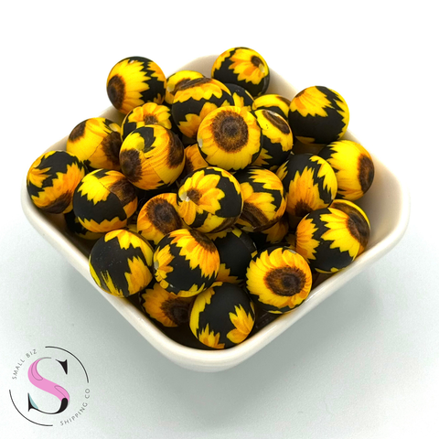 Sunflower - Silicone Bead