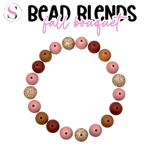 15mm Silicone Bead Blend - Fall Bouquet