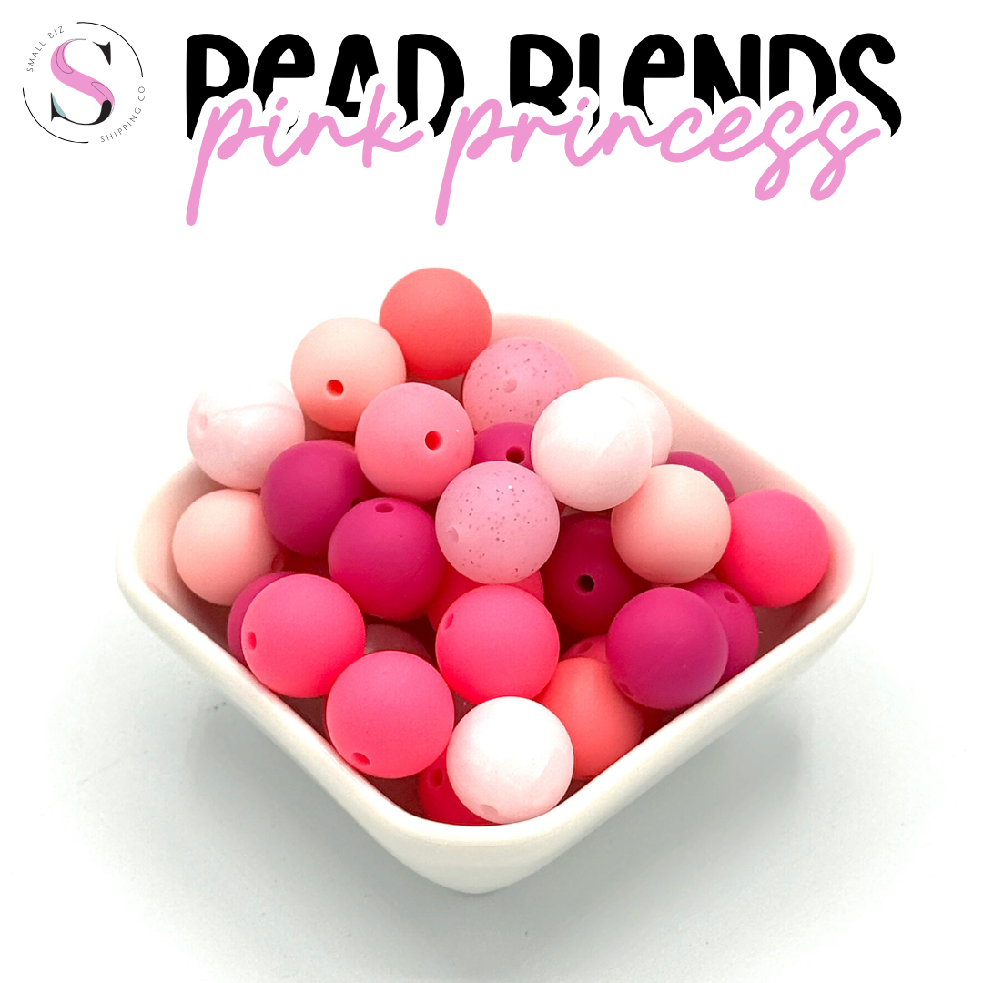 15mm Silicone Beads - Pink Princess