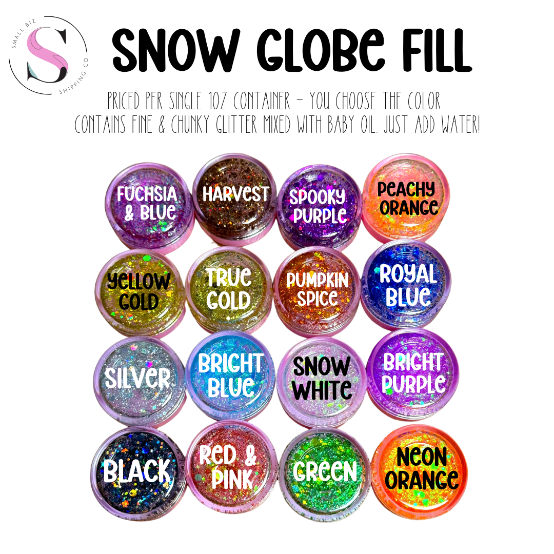 *NEW* Snow Globe Glitter Fill