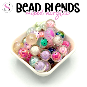 15mm Acrylic Beads - Mixed