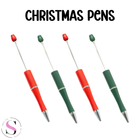 Christmas Matte Beadable Pens