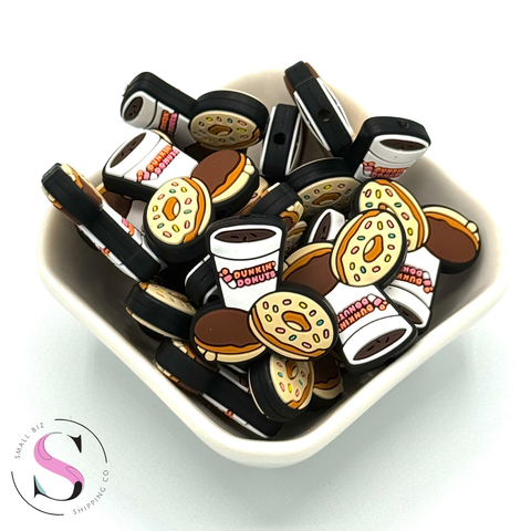 Coffee Donuts - Silicone Pen Bead Focal
