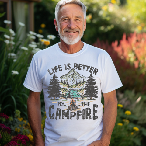 DTF Full Color Transfer - Life Is Better By The Campfire