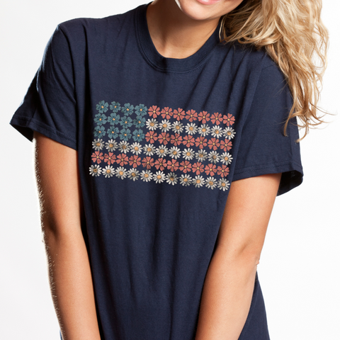 DTF Full Color Transfer - Flower Flag