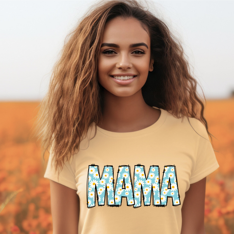 DTF Full Color Transfer - MAMA Daisies