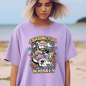DTF Full Color Transfer - Chasing You Like A Shot of Whiskey