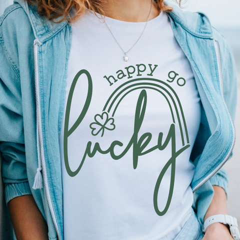 DTF Full Color Transfer - Happy Go Lucky