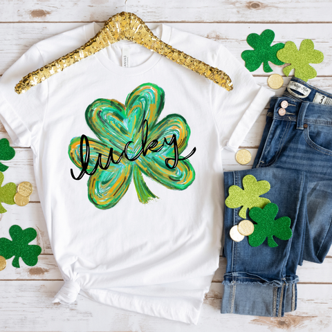 DTF Full Color Transfer - Lucky Clover