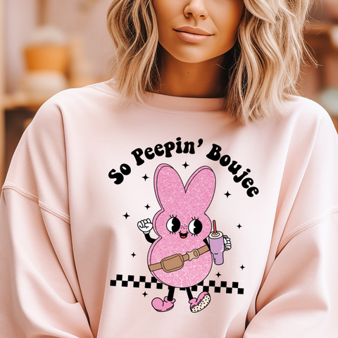 DTF Full Color Transfer - So Peepin' Boujee