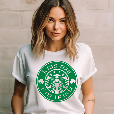 DTF Full Color Transfer - Kiss Me I'm Irish