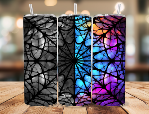 Skinny Tumbler Sublimation Wrap - Wednesday's Window