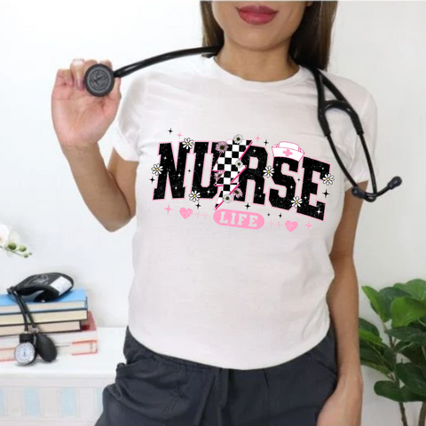 DTF Full Color Transfer - Nurse Life