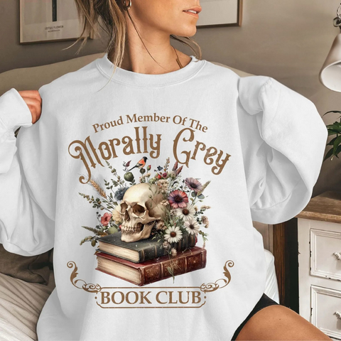 DTF Full Color Transfer - Morally Grey Book Club