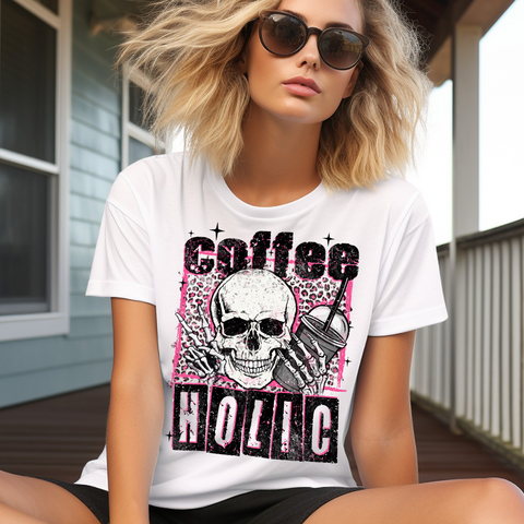 DTF Full Color Transfer - Coffee Holic