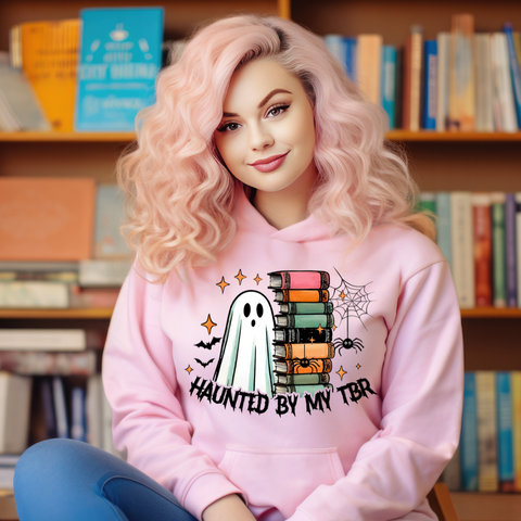 DTF Full Color Transfer - Haunted By My TBR